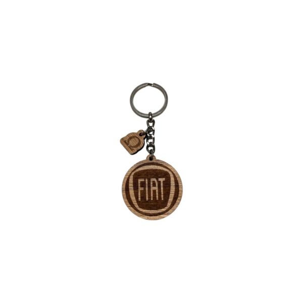 Ξύλινο μπρελόκ Fiat