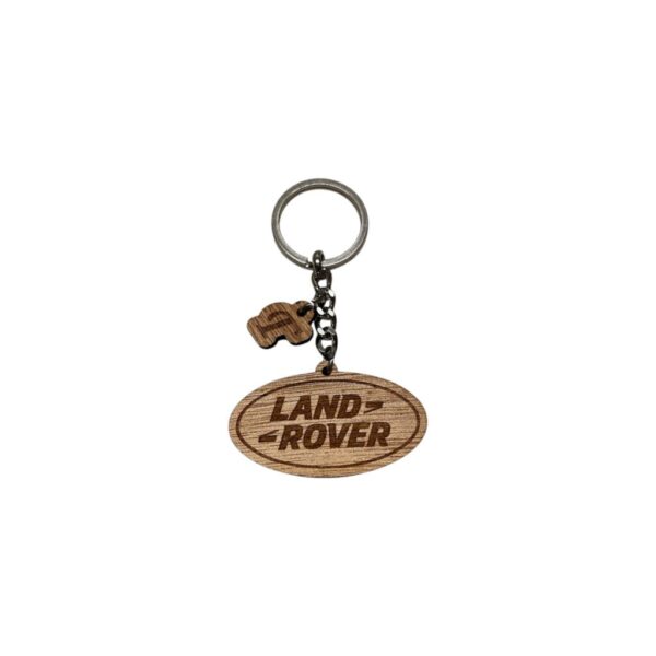 Ξύλινο μπρελόκ Land Rover